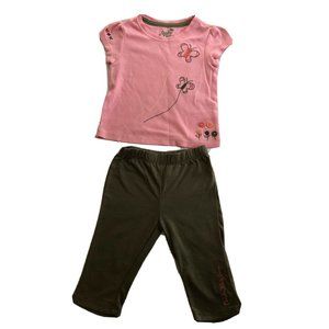 Calvin Klein Kids Girl Casual Pants Beige 31 & Gap T-Shirt Pink Size 3 YRS